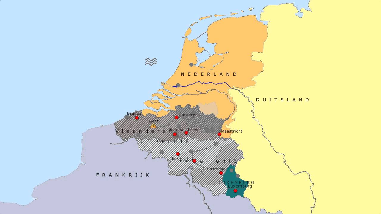 Topografie België en Luxemburg - YouTube - Waarom Viel Japan De Vs Aan