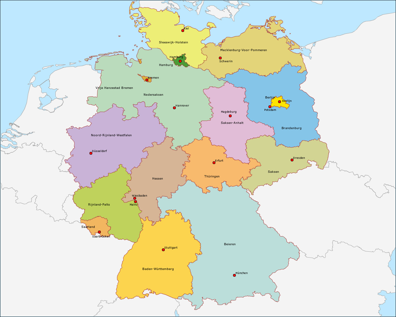 Welk Land Is Groter Spanje Of Duitsland