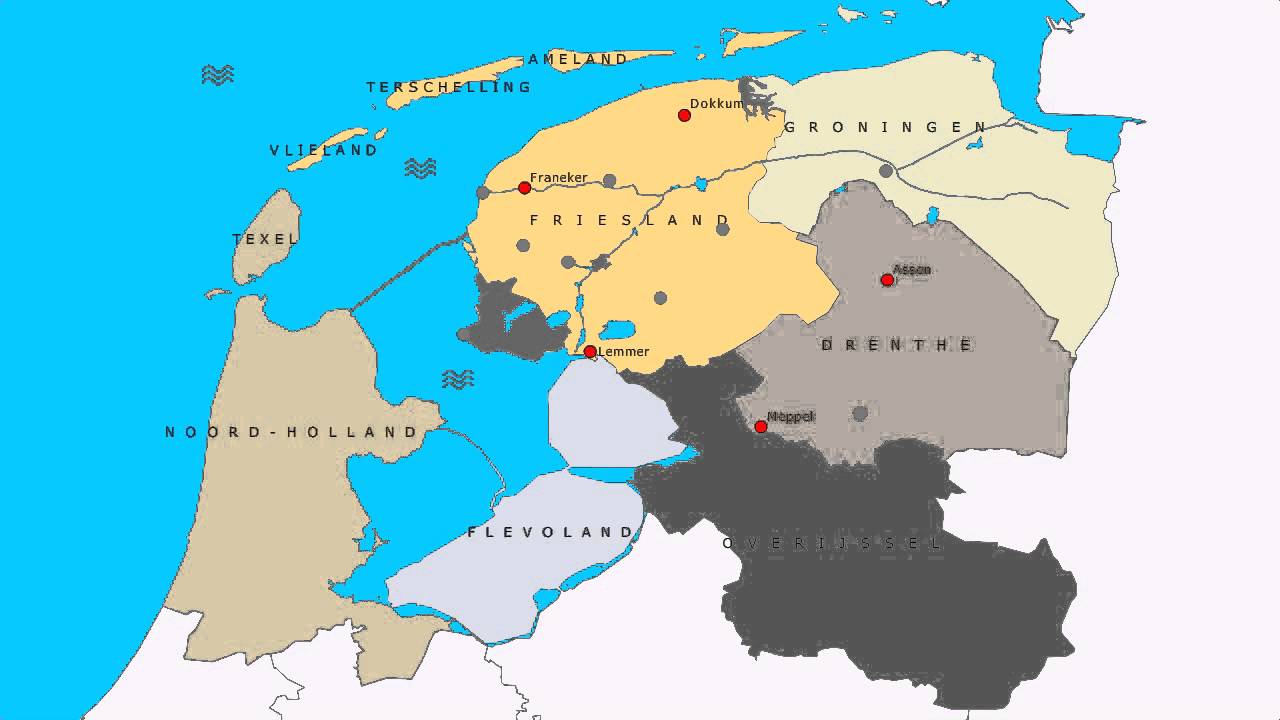 Topografie Friesland en de Noordelijke provincies - YouTube - Wat Is De Hoofdstad Van Drenthe