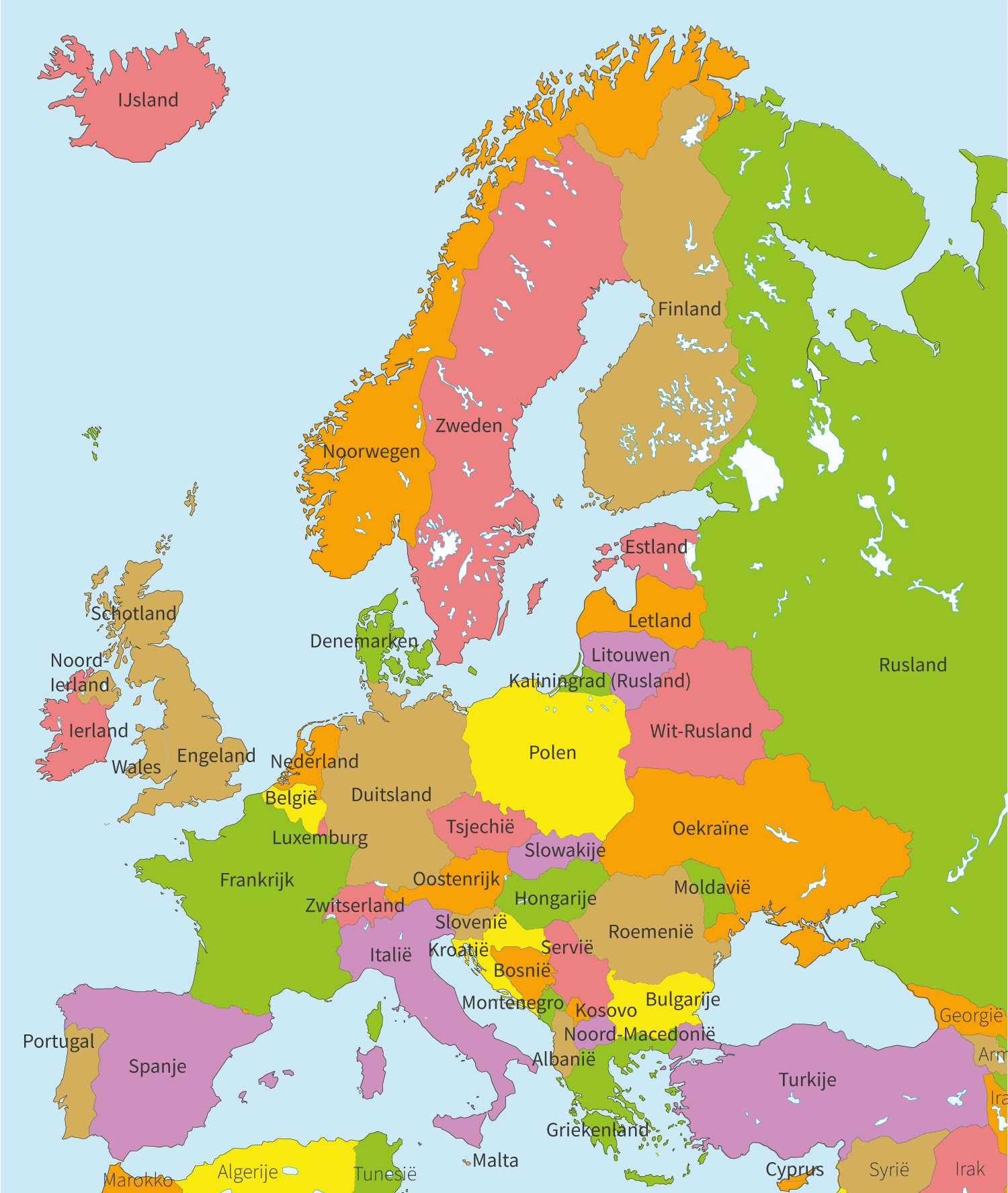 Landen Van De Wereld Oefenen