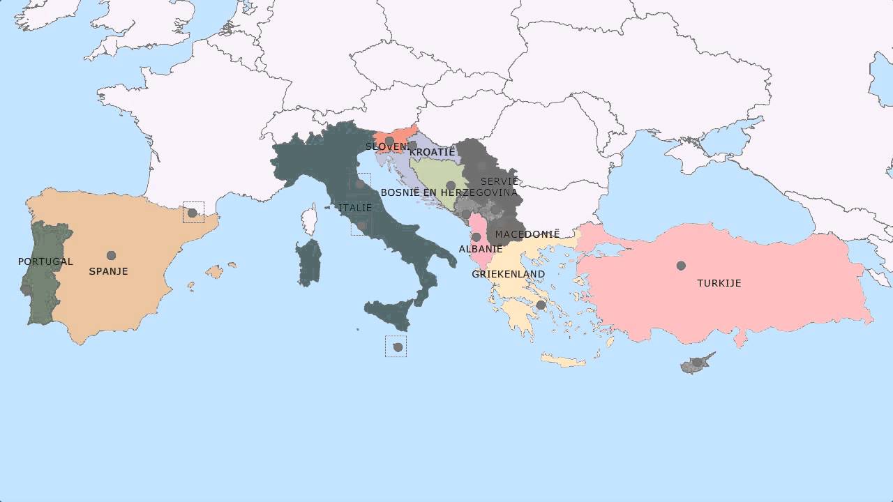 Topografie Landen en hoofdsteden van Zuid-Europa - YouTube - Verzamelnaam Voor Landen In Zuidoost Europa