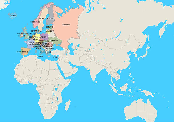 Topografie Landen van Europa | www.topomania.net - Top 10 Armste Landen Van Europa