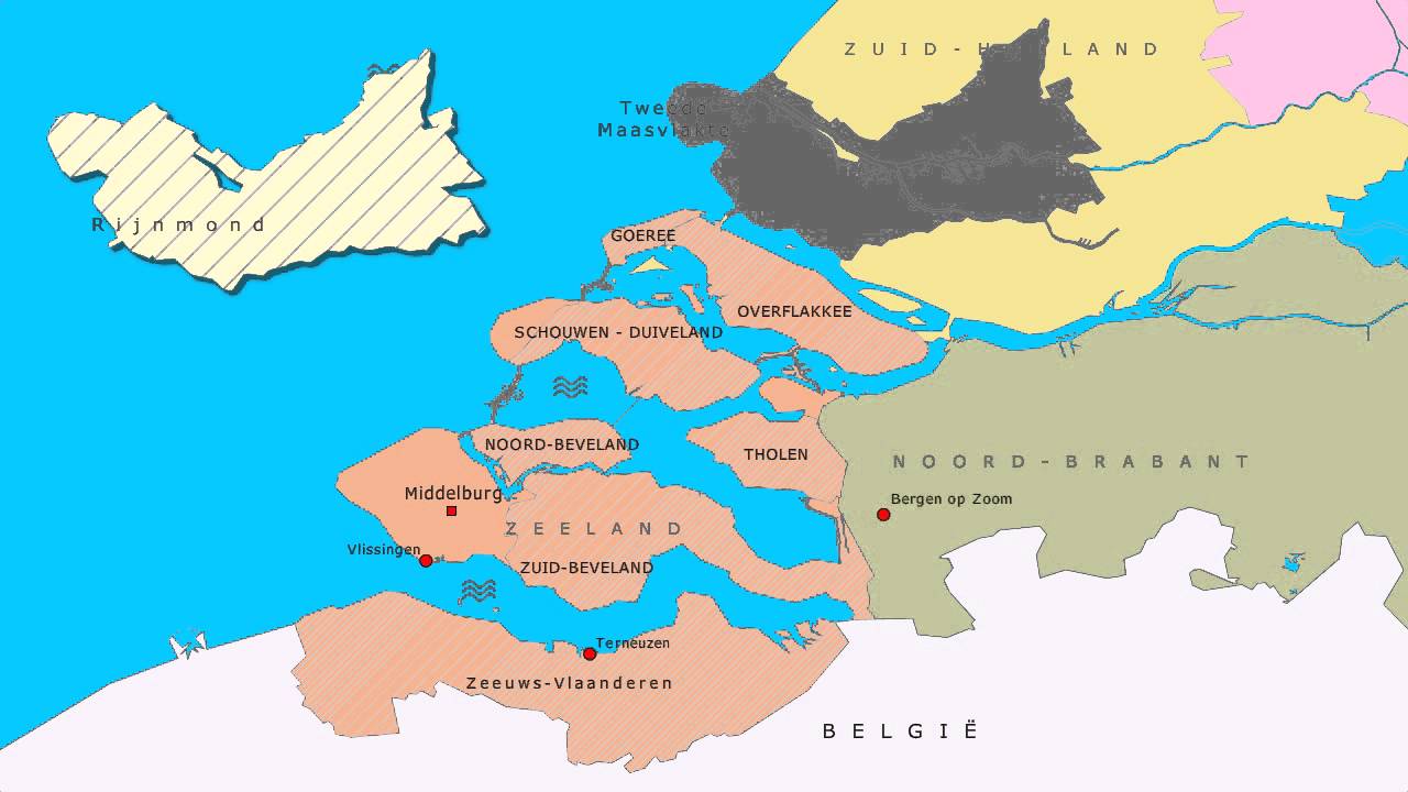 Topografie Nederlandse Deltagebied - YouTube - Zuid Hollandse Stad Op Eiland