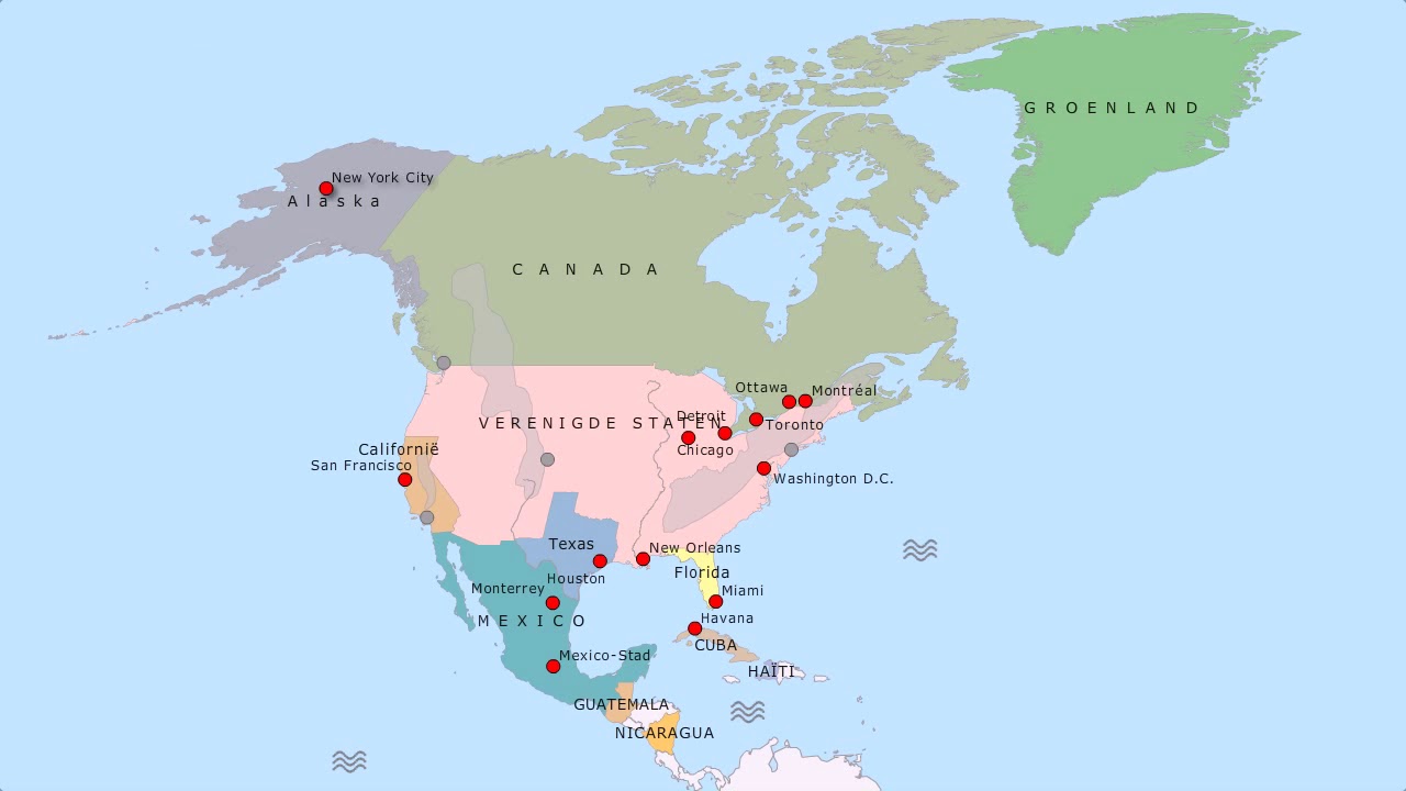 Noord Amerika Landen En Regio's