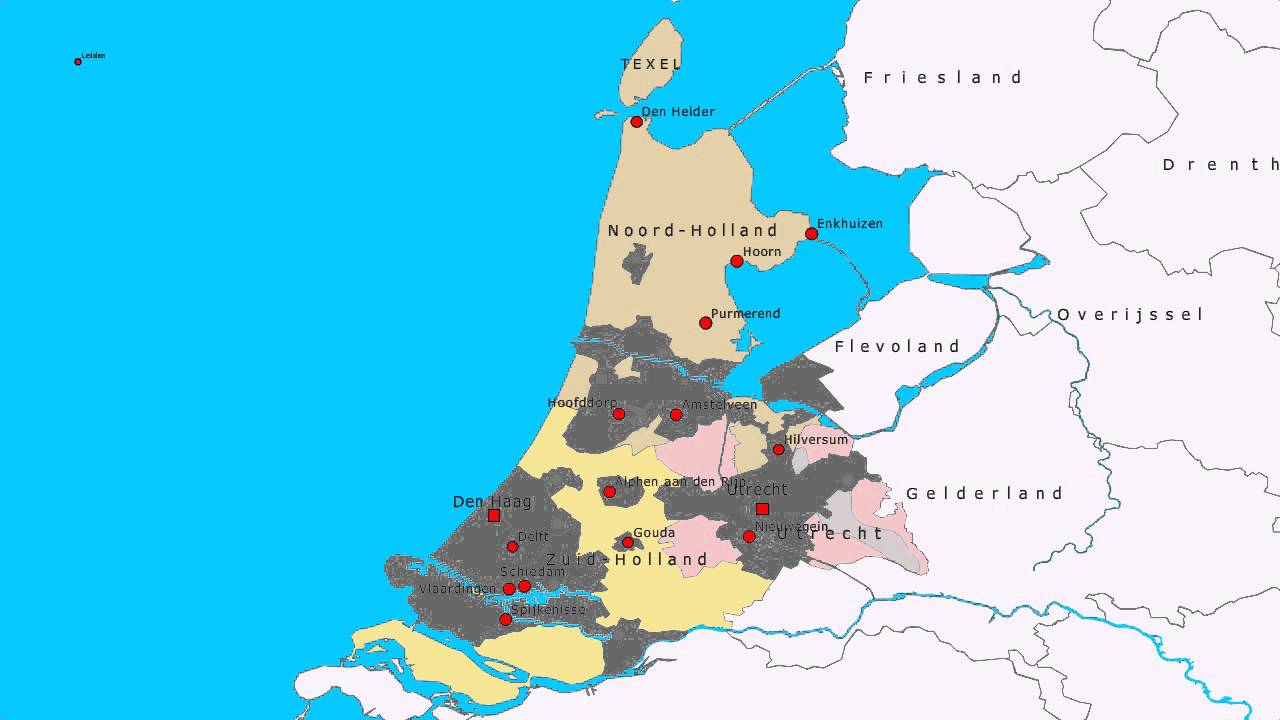 Topografie Noord-Holland, Zuid-Holland en Utrecht - YouTube - Plaats In Zuid Holland 10 Letters