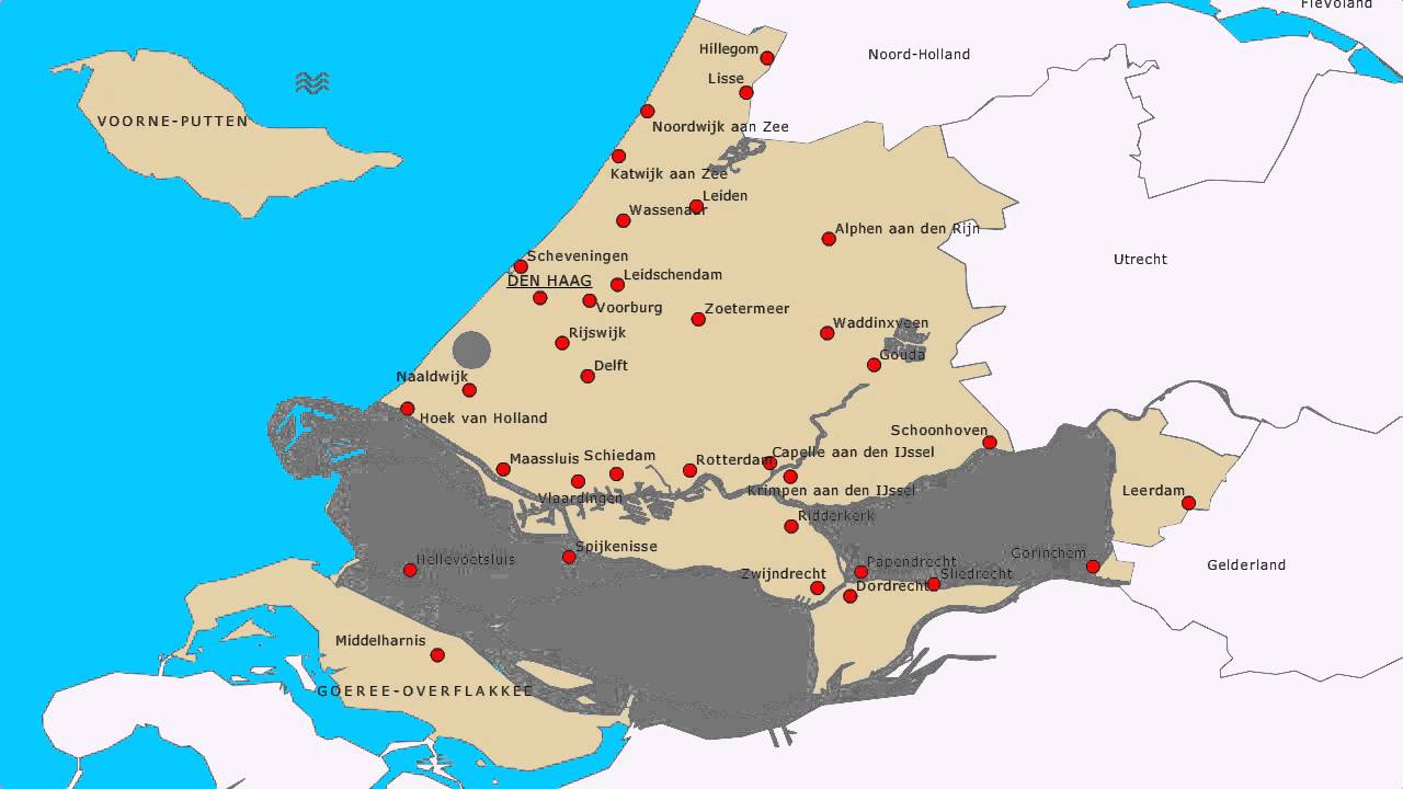 Topografie Provincie Zuid-Holland - YouTube - Welke Regio Is Noord Holland
