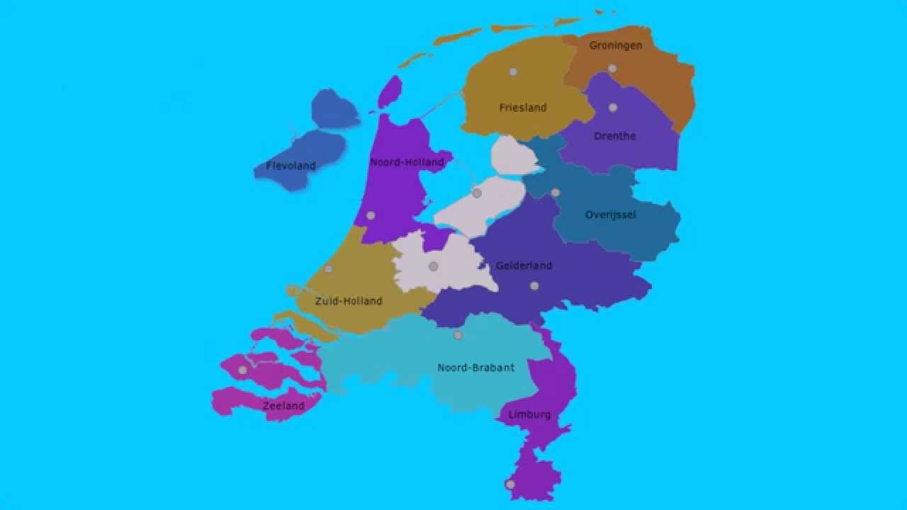 Topografie Provincies van Nederland en Hoofdsteden - YouTube - Wat Is De Hoofdstad Van Zeeland