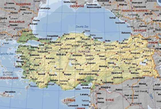 Topografie - Turkije - Wat Is De Hoofdstad Van Turkije