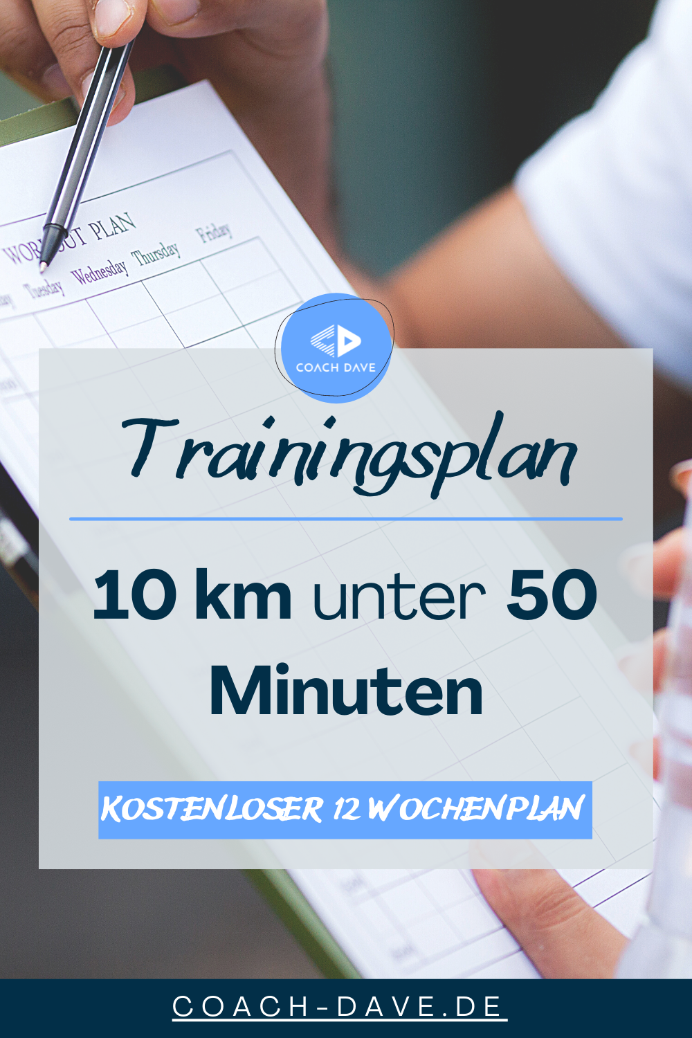 Trainingsplan - 10 km unter 50 Minuten - Coach Dave - Trainingsschema 5 Km In 30 Minuten
