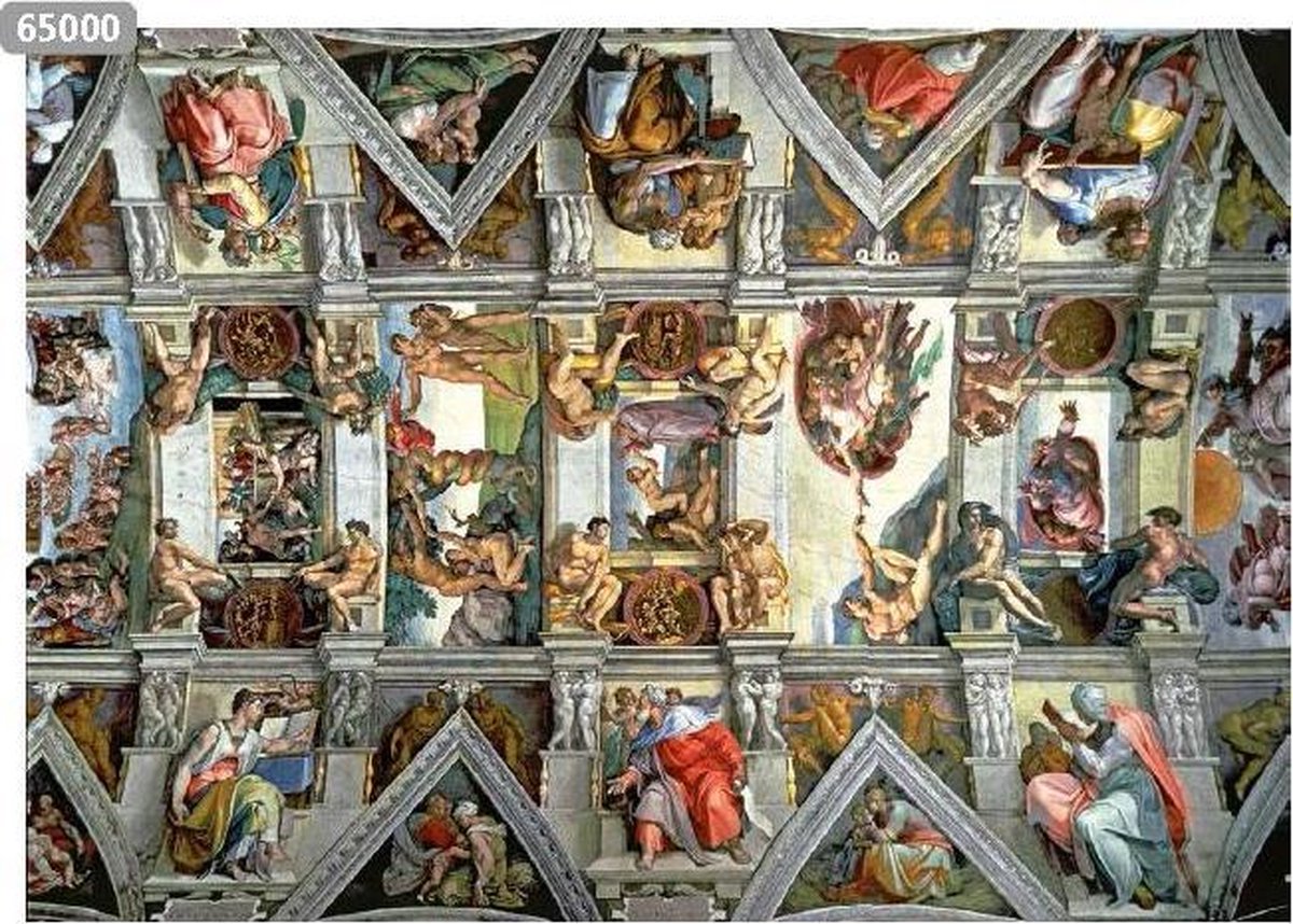 Trefl Puzzel 6000 Stuks - Plafond van de Sixtijnse kapel | bol.com - Plafond Van De Sixtijnse Kapel