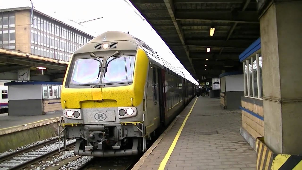 Treinen in Brussel-Zuid 2012 - Dagje door België - YouTube - Naar Wenen Met De Trein