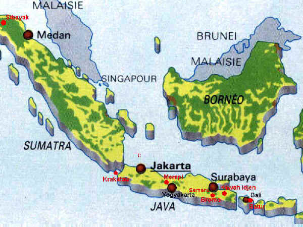 Waar Ligt De Merapi Vulkaan Op Java