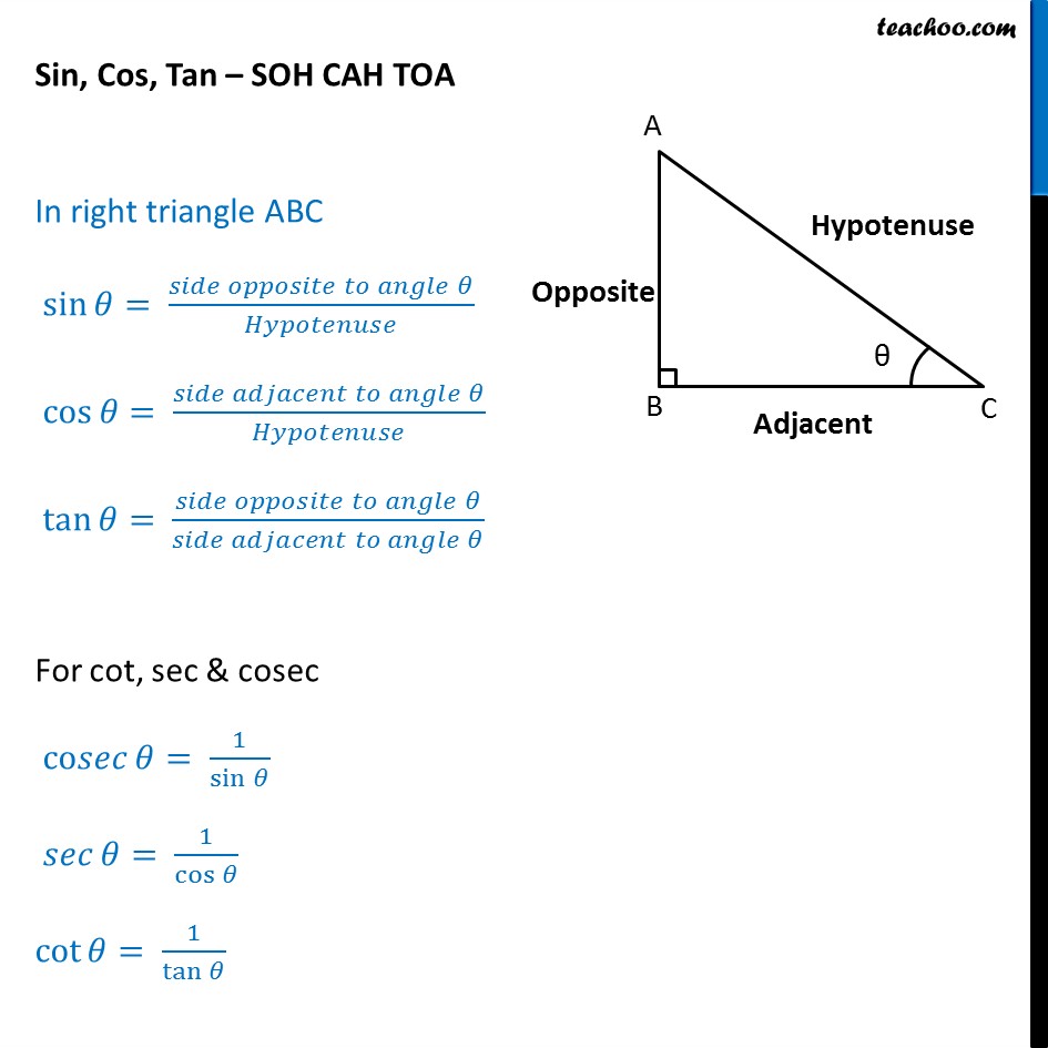 Tan Sin Cos Or Cos Sin