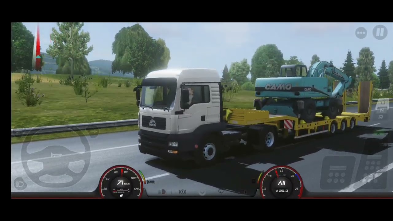Truckers of Europe 3 : Truck trailer cargo excavator 27t - YouTube - Doet-ie 't Of Doet-ie 't Niet Trailer