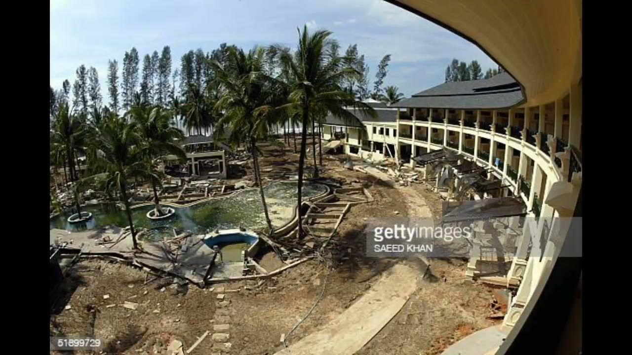 Tsunami in Thailand - Orchid Beach Resort after Tsunami Asian 2004 - Wanneer Was De Tsunami In Thailand