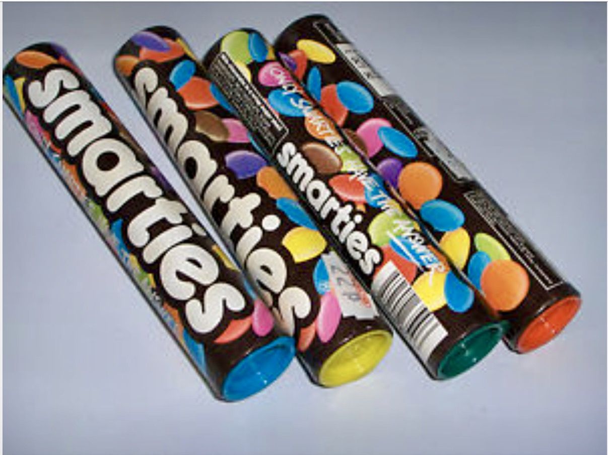 Tube of Smarties - when you got a letter on the plastic lid and the - Hoeveel Smarties Zitten Er In Een Doosje
