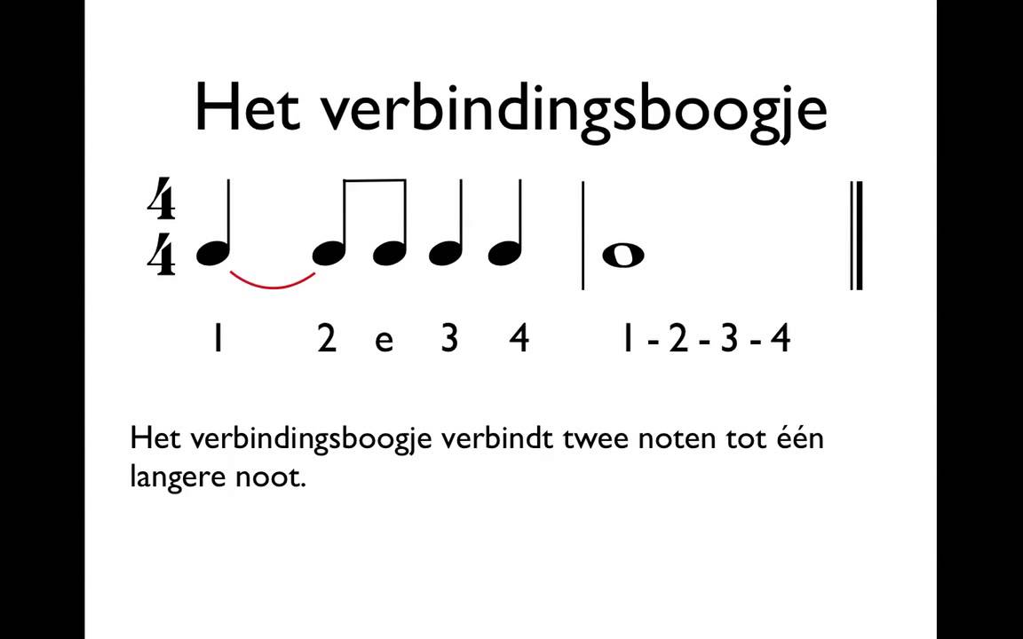 Tutorial 5 toonduur - het verbindingsboogje en de punt achter de noot - Punt Voor Of Na Aanhalingsteken