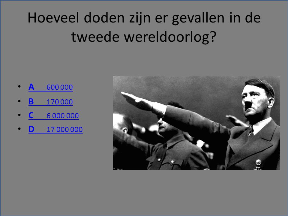 Tweede wereldoorlog Naam: Tygo Maljers - ppt download - Hoeveel Doden Zijn Er Gevallen In De Tweede Wereldoorlog