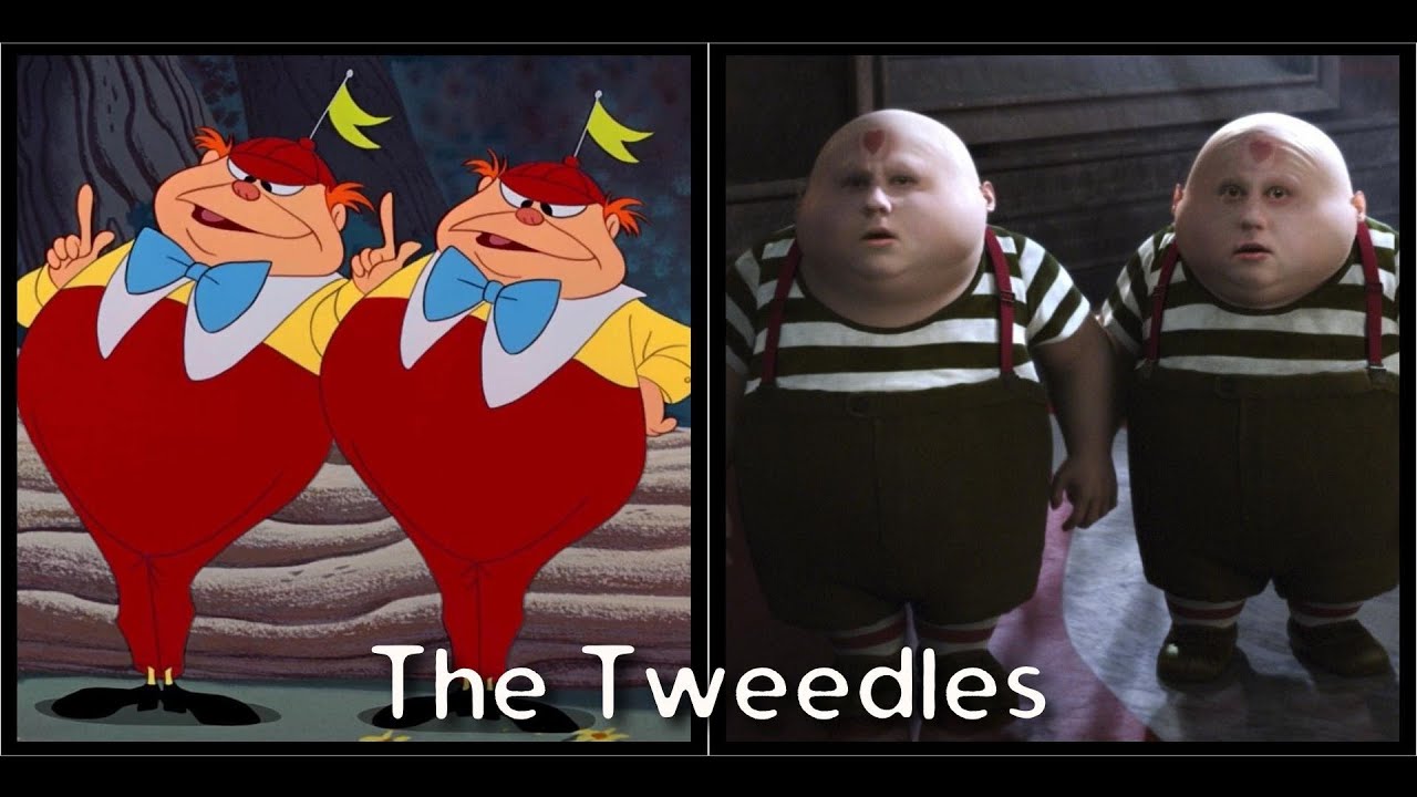 Tweedle Dee and Tweedle Dum Evolution (Alice in Wonderland) - YouTube - Tweedledum And Tweedledee Alice In Wonderland