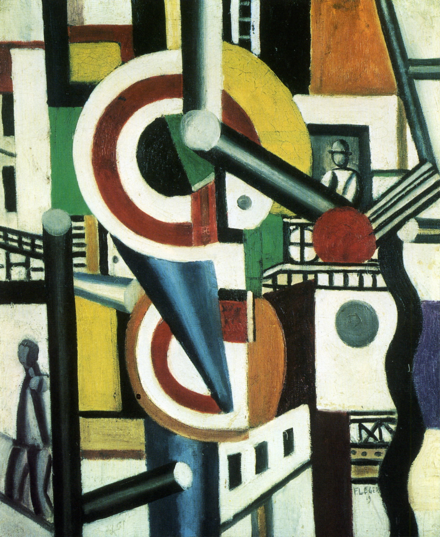 Two discs in the city, 1918 - Fernand Leger - WikiArt.org - Leger Des Heils Wat Is Dat