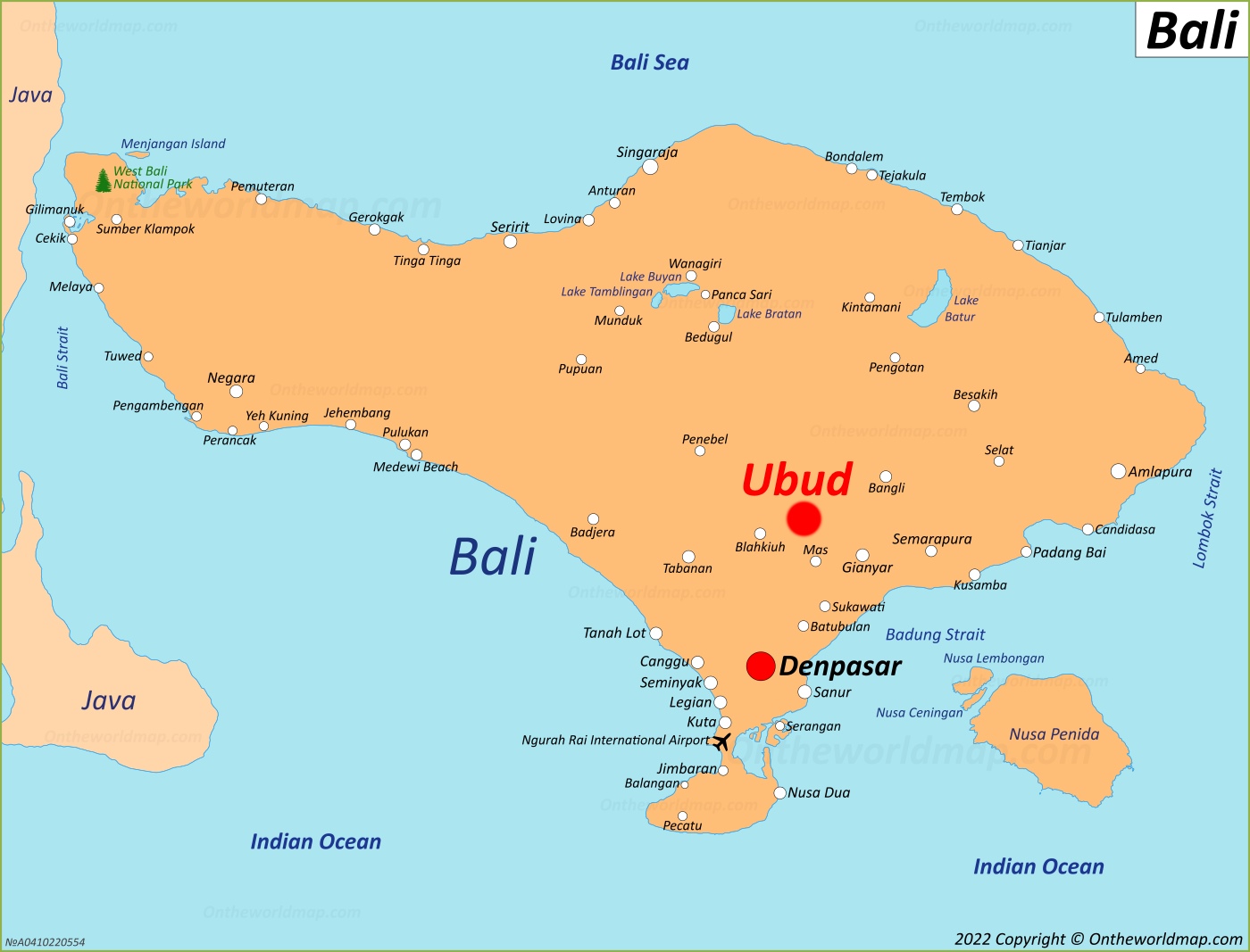 Ubud Map | Bali, Indonesia | Discover Ubud with Detailed Maps - Waar Ligt Tunesië Op De Kaart