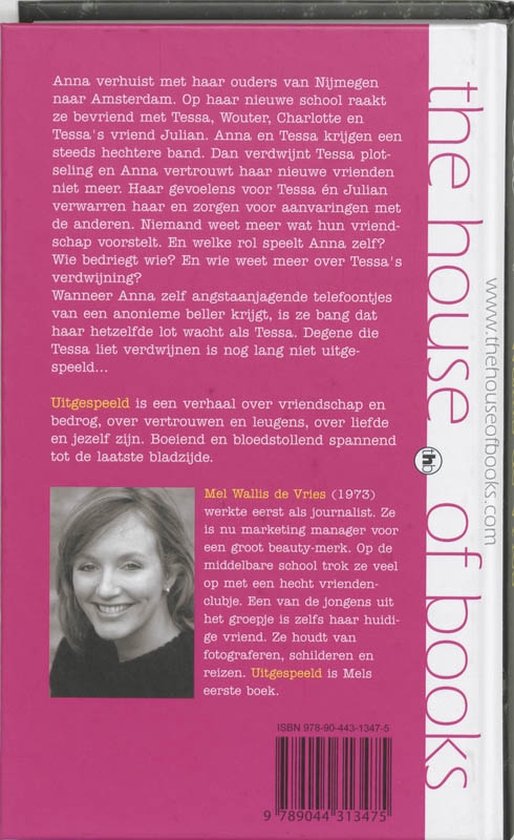Uitgespeeld, M. Wallis de Vries | 9789044313475 | Boeken | bol - Uitgespeeld Mel Wallis De Vries