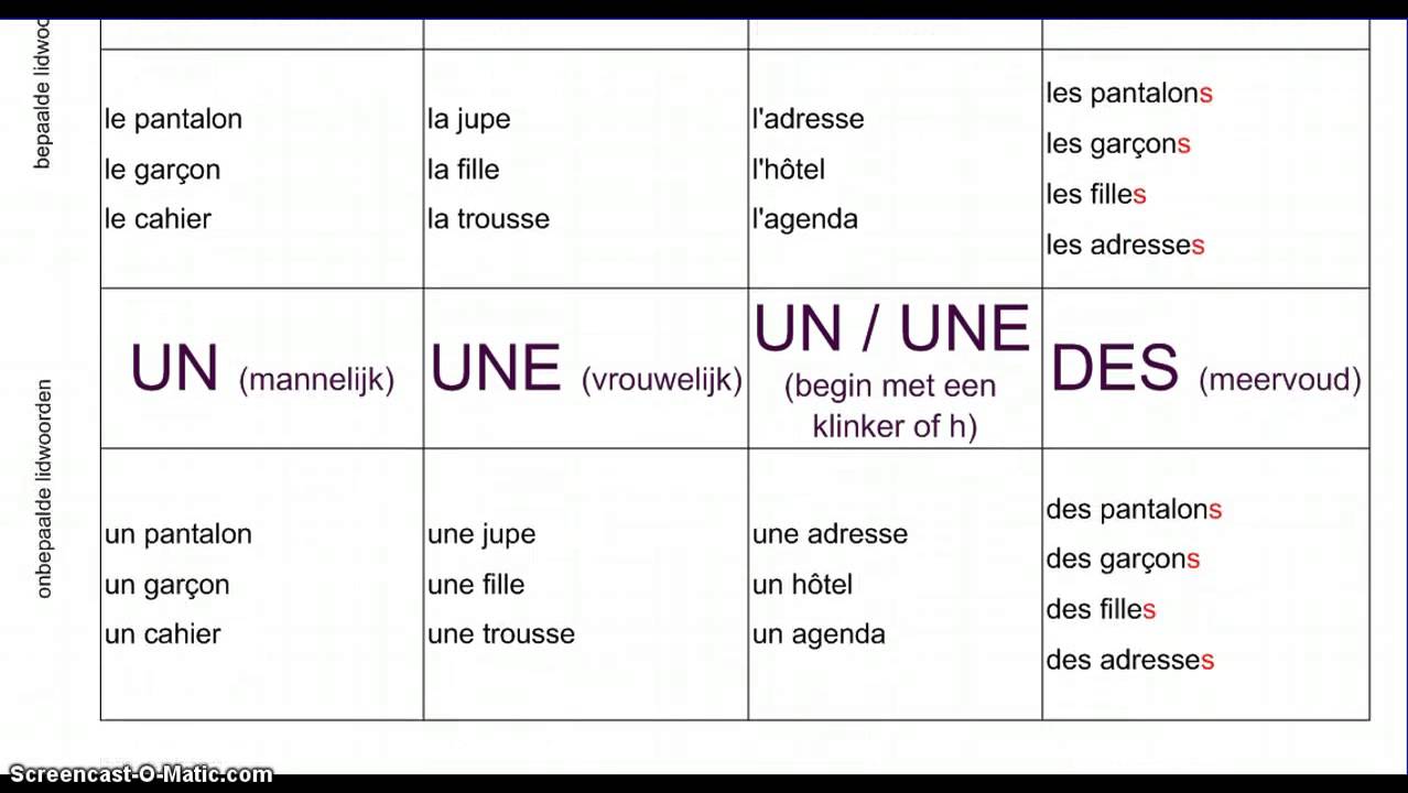 Wat Is Een Bepaald Lidwoord
