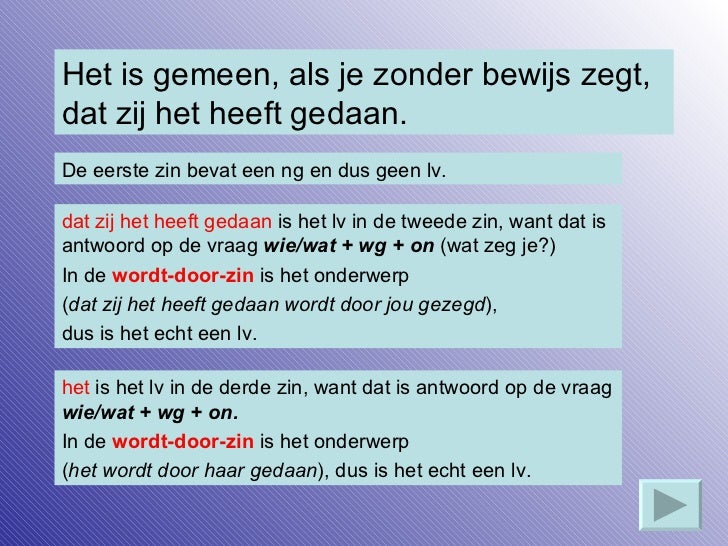 Uitleg lijdend voorwerp__lv_ - Wat Is Het Lijdend Voorwerp In Een Zin