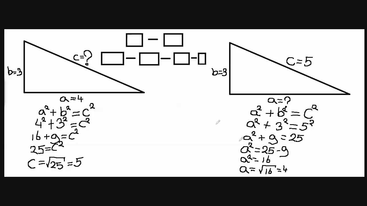 Uitleg stelling van Pythagoras - YouTube - Hoe Werkt De Stelling Van Pythagoras