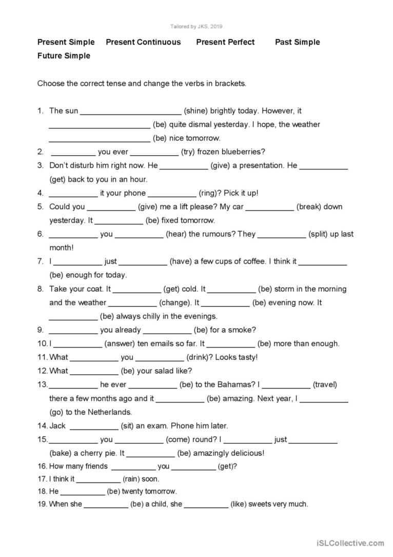 Understanding Different Verb Tenses - Past Simple And Past Perfect