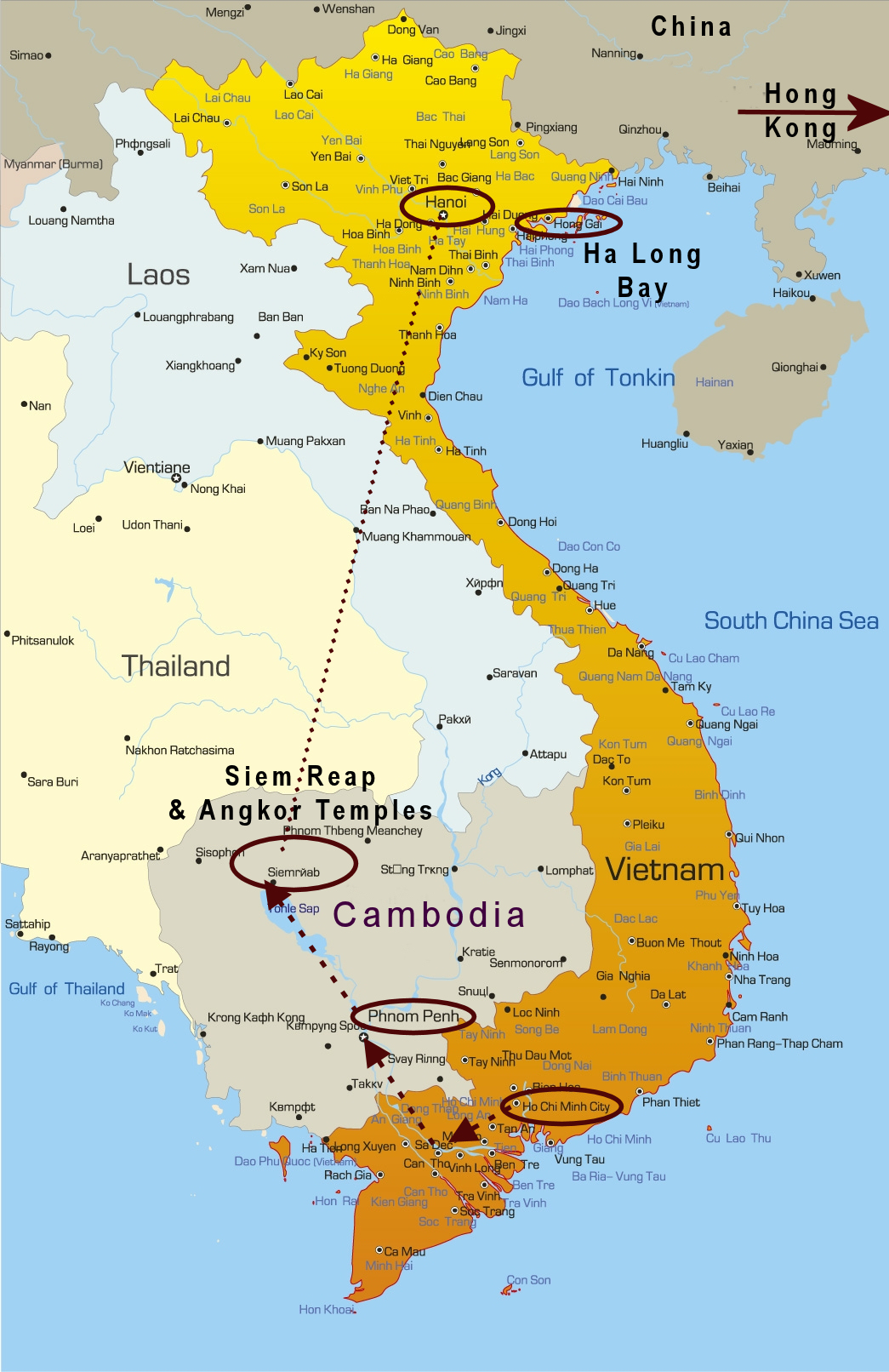Untitled 1 [www.livingtravel.com] - Welk Land Grenst Aan Myanmar China Vietnam Cambodja En Thailand
