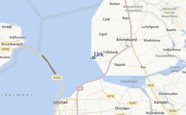 Urk Tide Station Location Guide - Waar Ligt Urk Op De Kaart