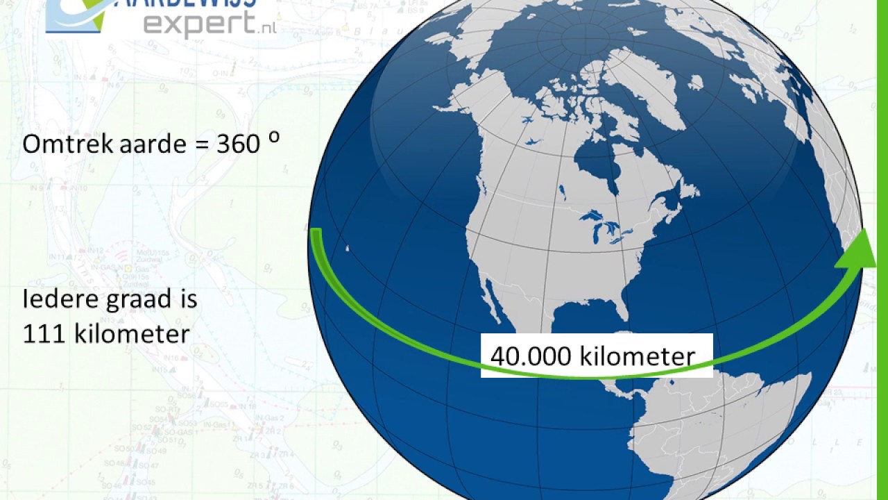 Vaarbewijs navigeren coordinaten de basis - YouTube - Hoeveel Kilometer Is De Omtrek Van De Aarde