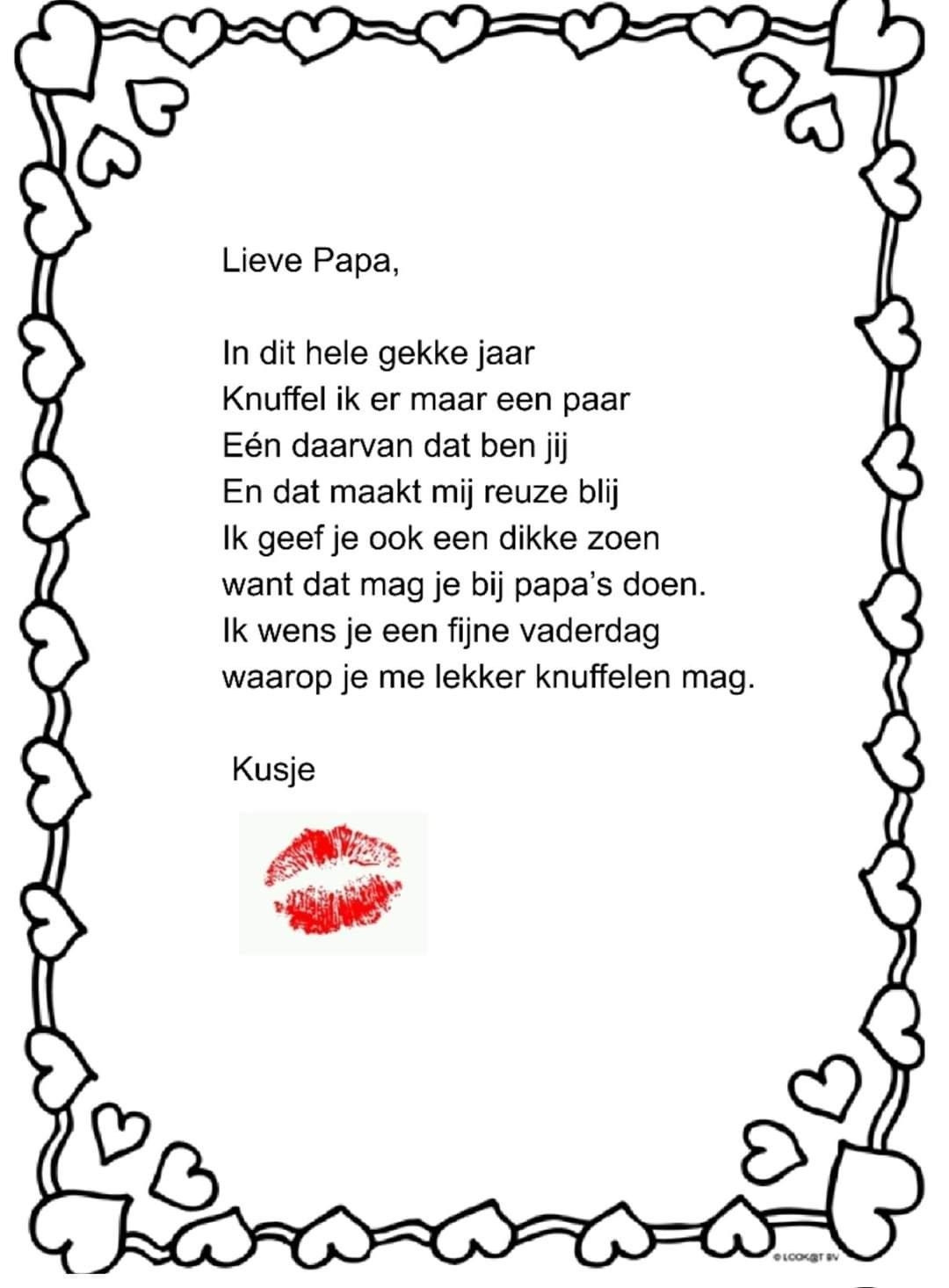 Vaderdag 2020: Een bijzonder gedicht voor jouw vader - Wat Rijmt Er Op Kadootjes