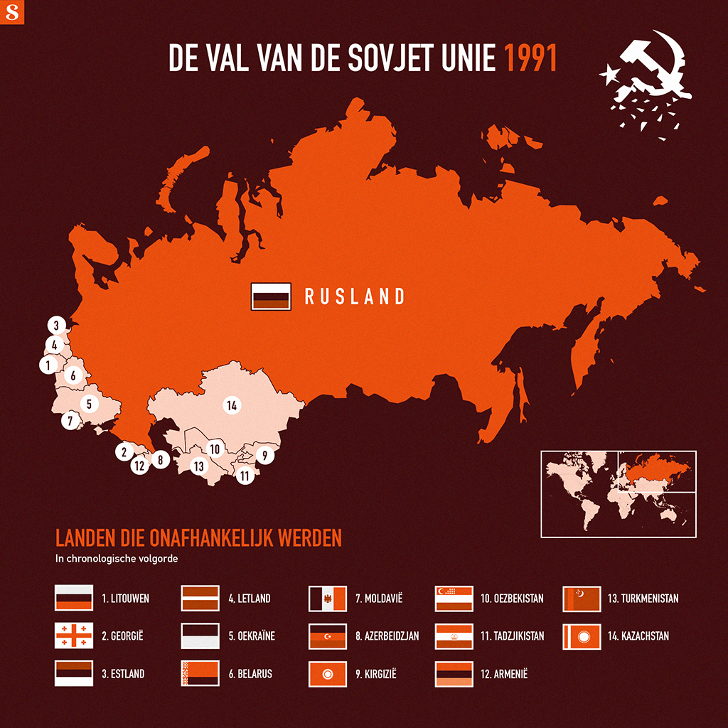 Val van de Sovjet-Unie - historgraphic.com - Val Van De Sovjet Unie