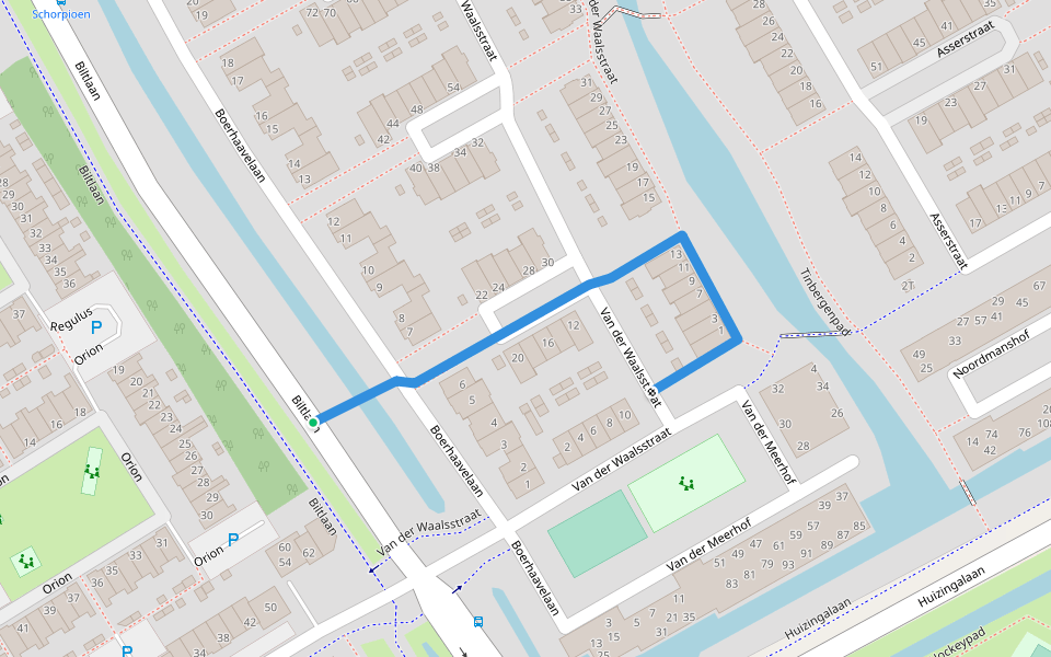 Van der Waalsstraat in Zuid-Holland | Walking Map - Van Den Anker Katwijk