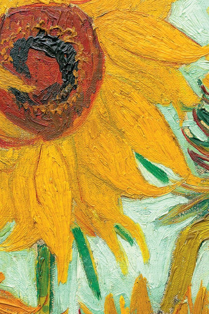 Van Gogh Sunflower Detailed - Athena Posters - Zonnebloemen Van Vincent Van Gogh