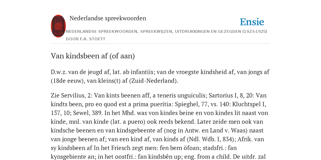 Af En Aan Betekenis