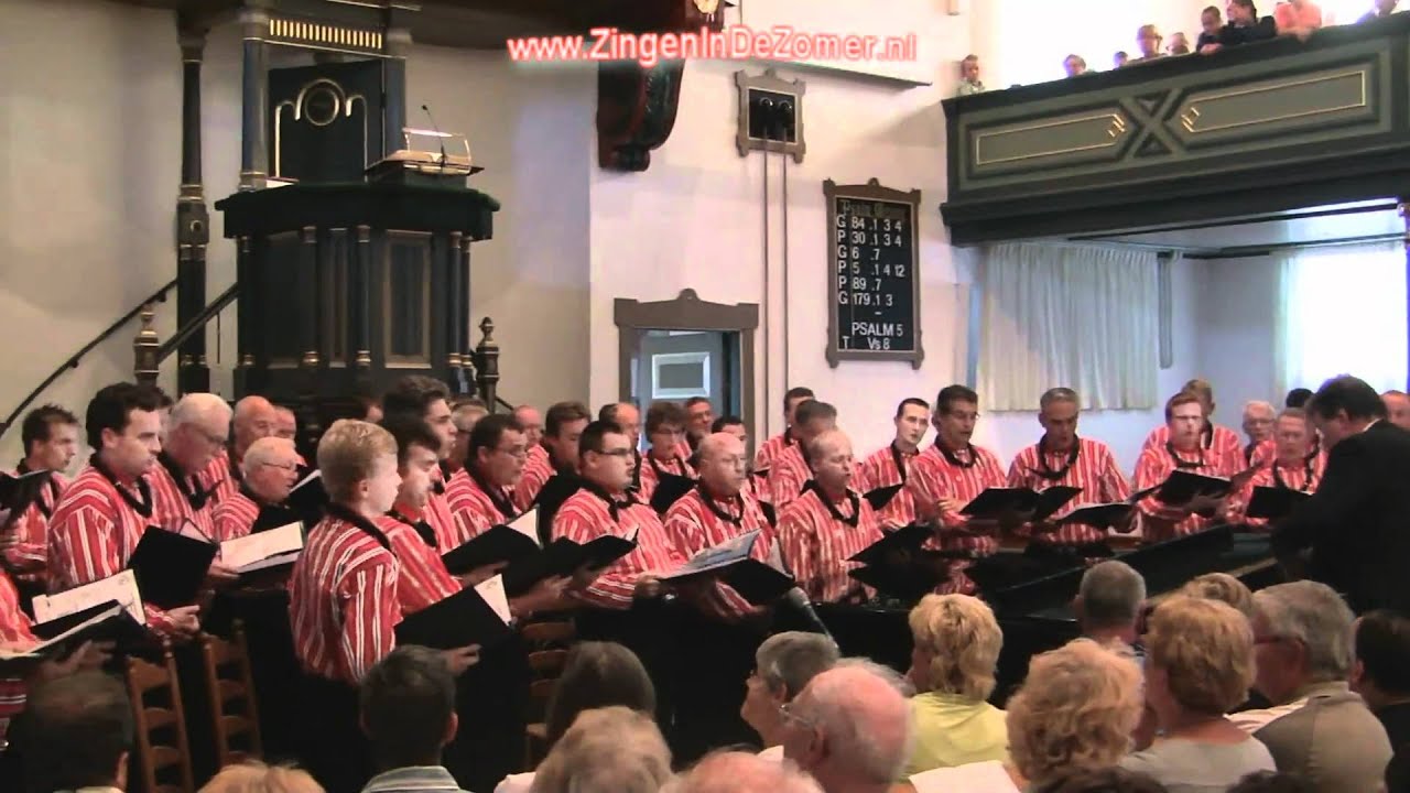 Van U wil ik zingen - Urker Mannenkoor "Hallelujah" - YouTube - Zingen In De Zomer In Urk