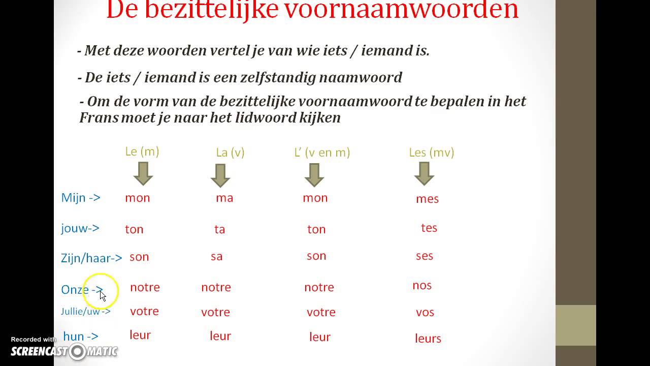 Vaststellen Frans - Hoe En Wat In Het Frans