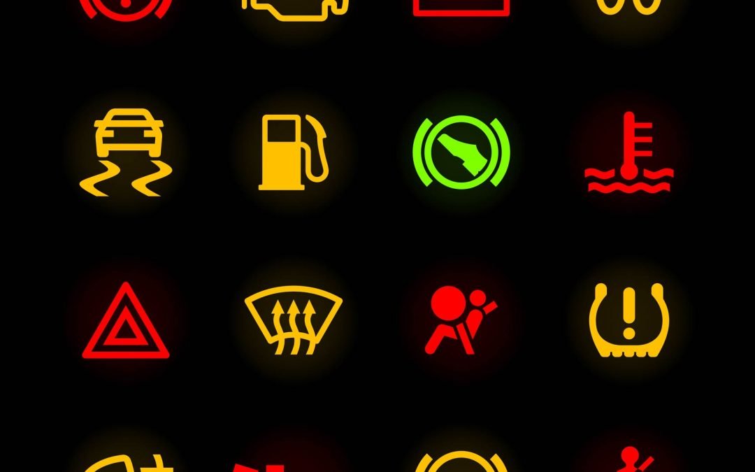 Oranje Lampje Auto Met Moersleutel