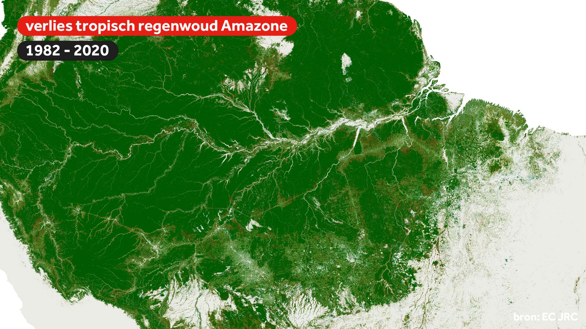 Verandering van het tropisch regenwoud in de Amazone - Hoe Lang Is De Amazone Rivier