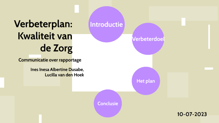 Verbeterplan: Kwaliteit van de Zorg by Lucilla van den Hoek on Prezi - Wat Is Kwaliteitszorg In De Zorg