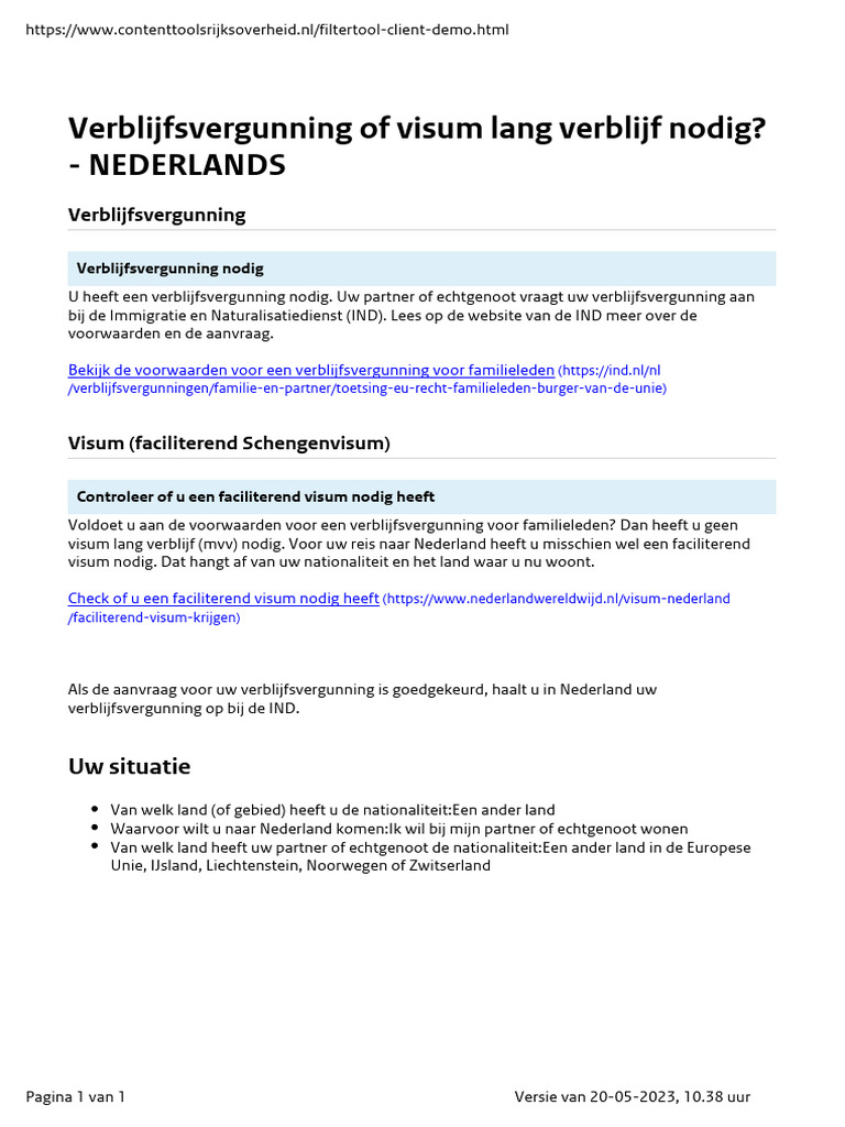 Verblijfsvergunning of Visum Lang Verblijf Nodig Nederlands | PDF - Visum Voor Lang Verblijf In Nederland