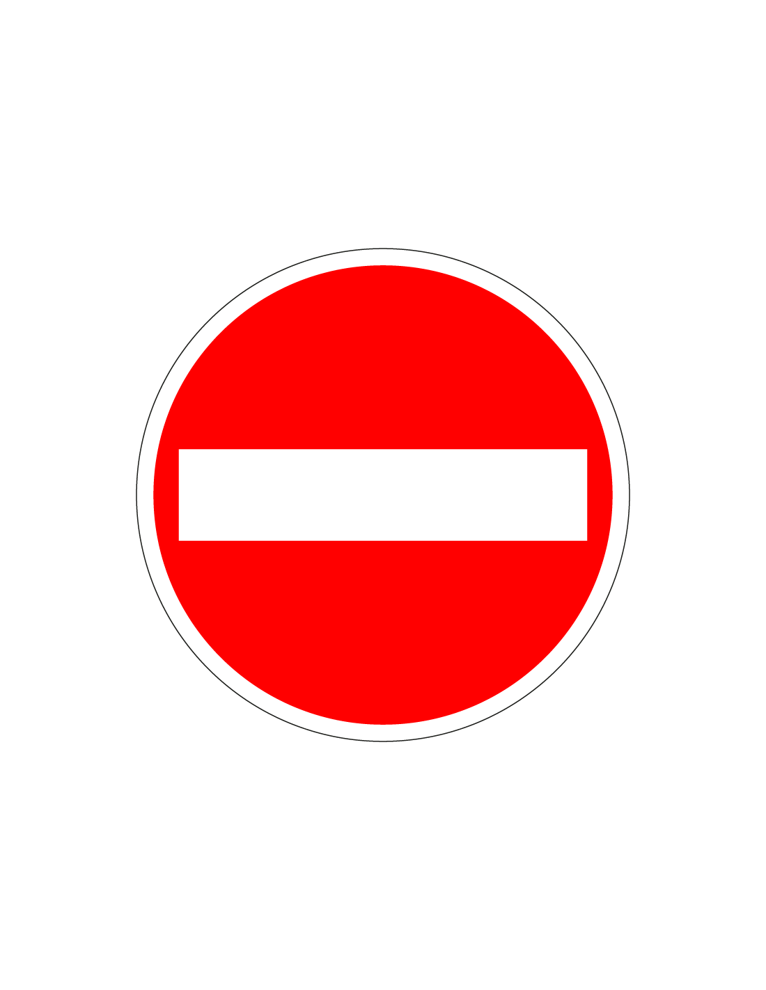 Verboden in te rijden bord, C2 kopen? Bestel nu! - Verboden In Te Rijden Bord