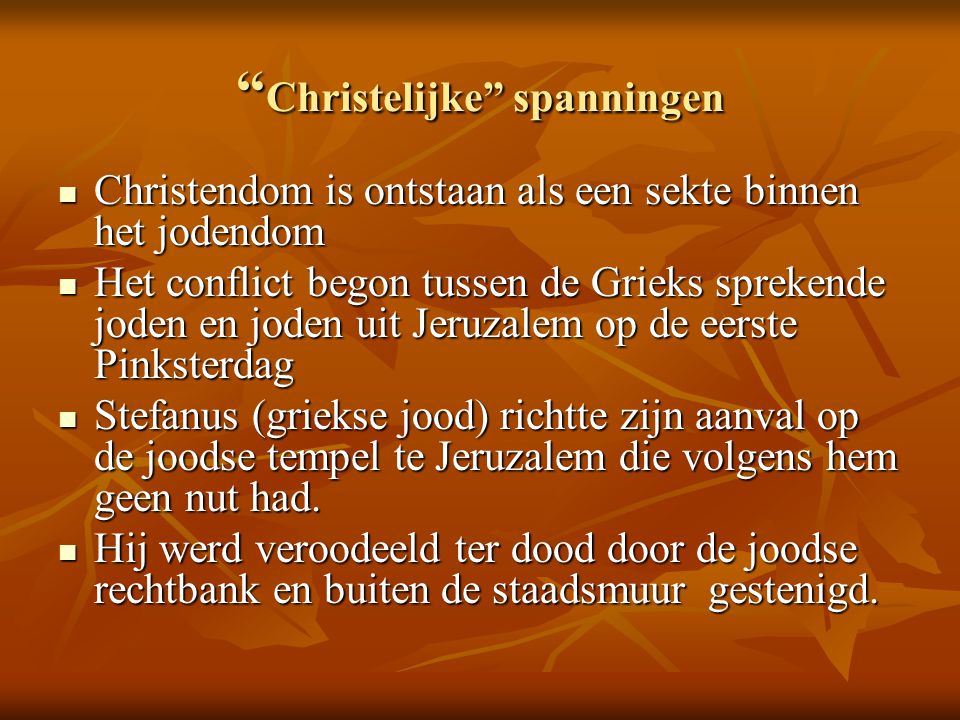 Verhoudingen tussen joden en christenen in de eerste eeuw - ppt download - Wat Is Het Verschil Tussen Joden En Christenen