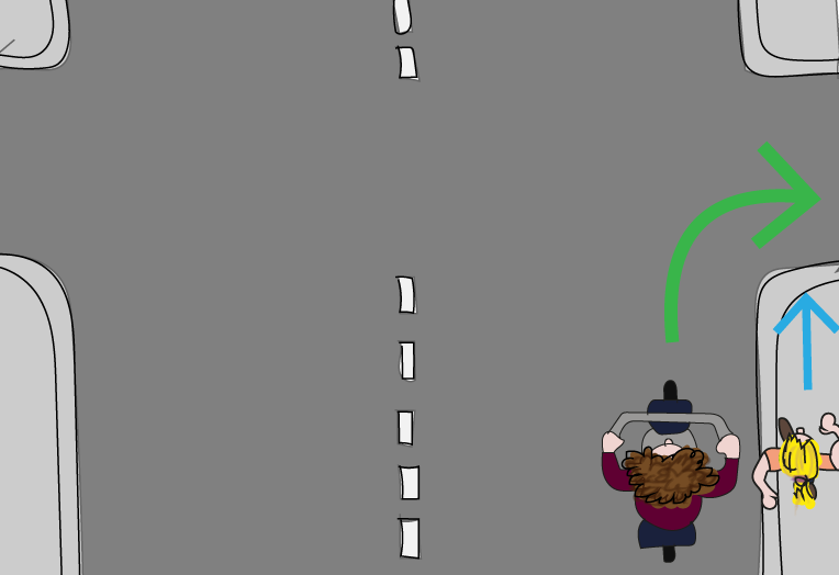 Verkeer groep 6 | Voorrang | Rechtdoor op dezelfde weg gaat voor - Rechtdoor Op Dezelfde Weg Gaat Voor