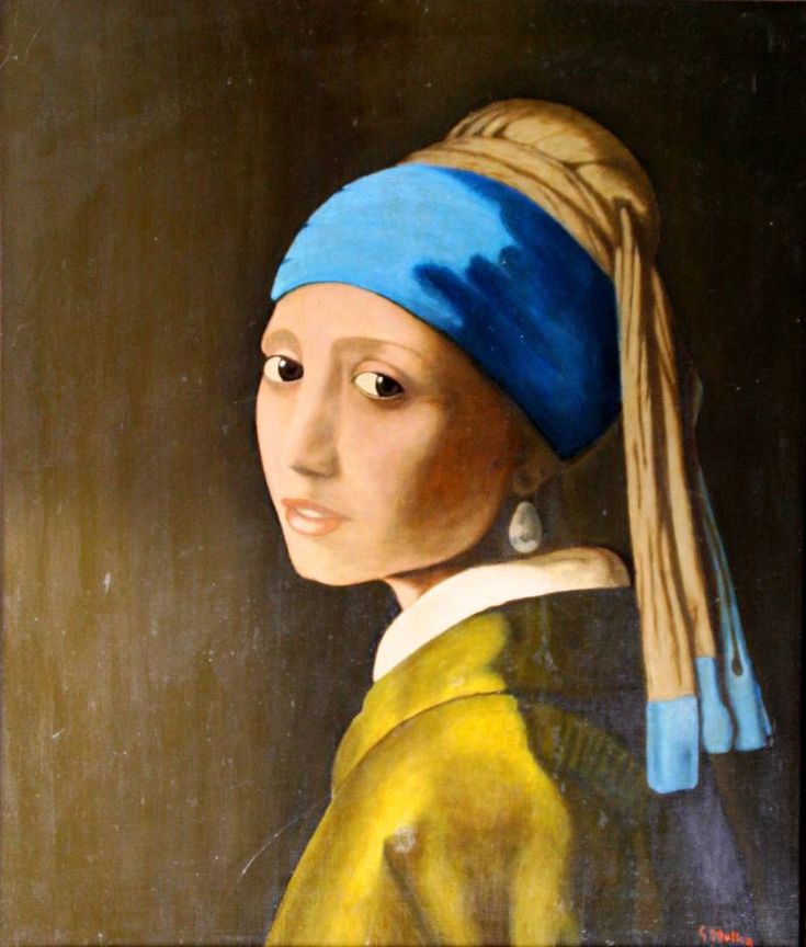 Vermeer, Meisje met de parel | Portret tekening, Johannes vermeer, Portret - Schilderij Het Meisje Met De Parel