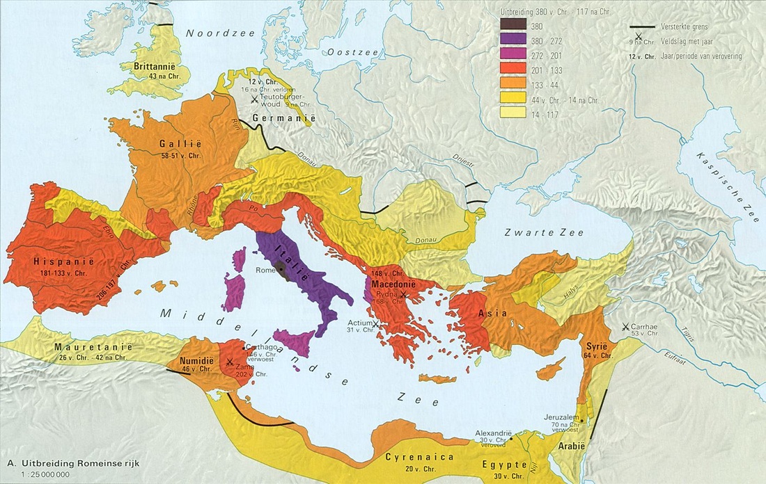 Veroveringen - Romanisering - Geschiedenis Van Het Romeinse Rijk