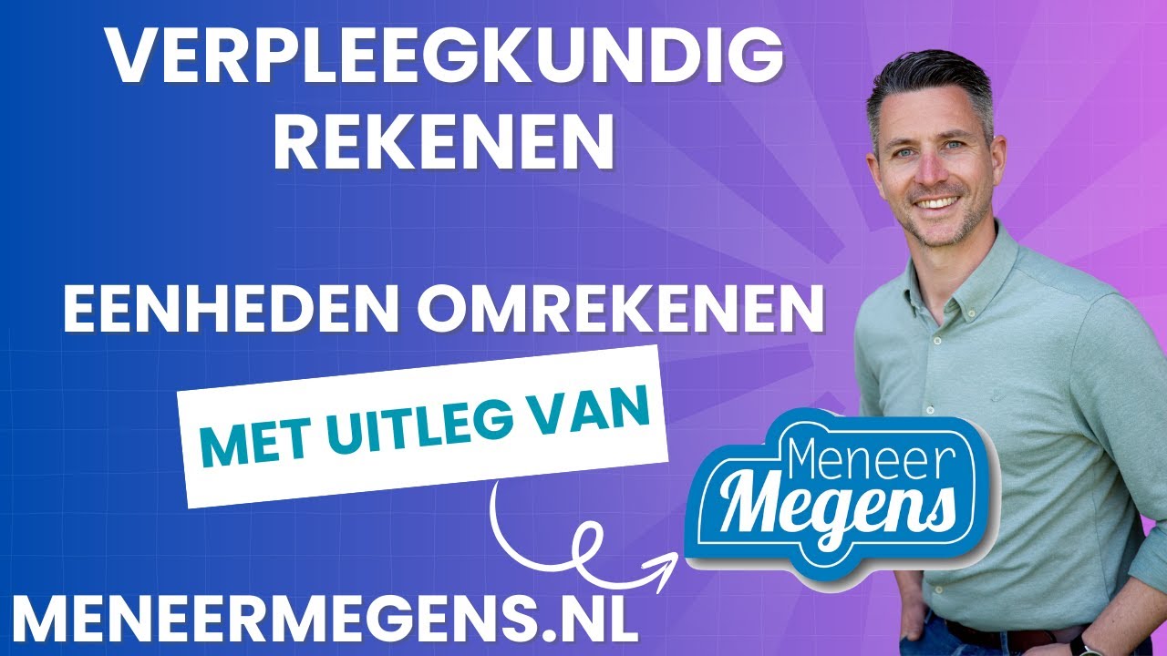 Verpleegkundig Rekenen: Omrekenen Eenheden - YouTube - Hoeveel Mg Is Een Eetlepel